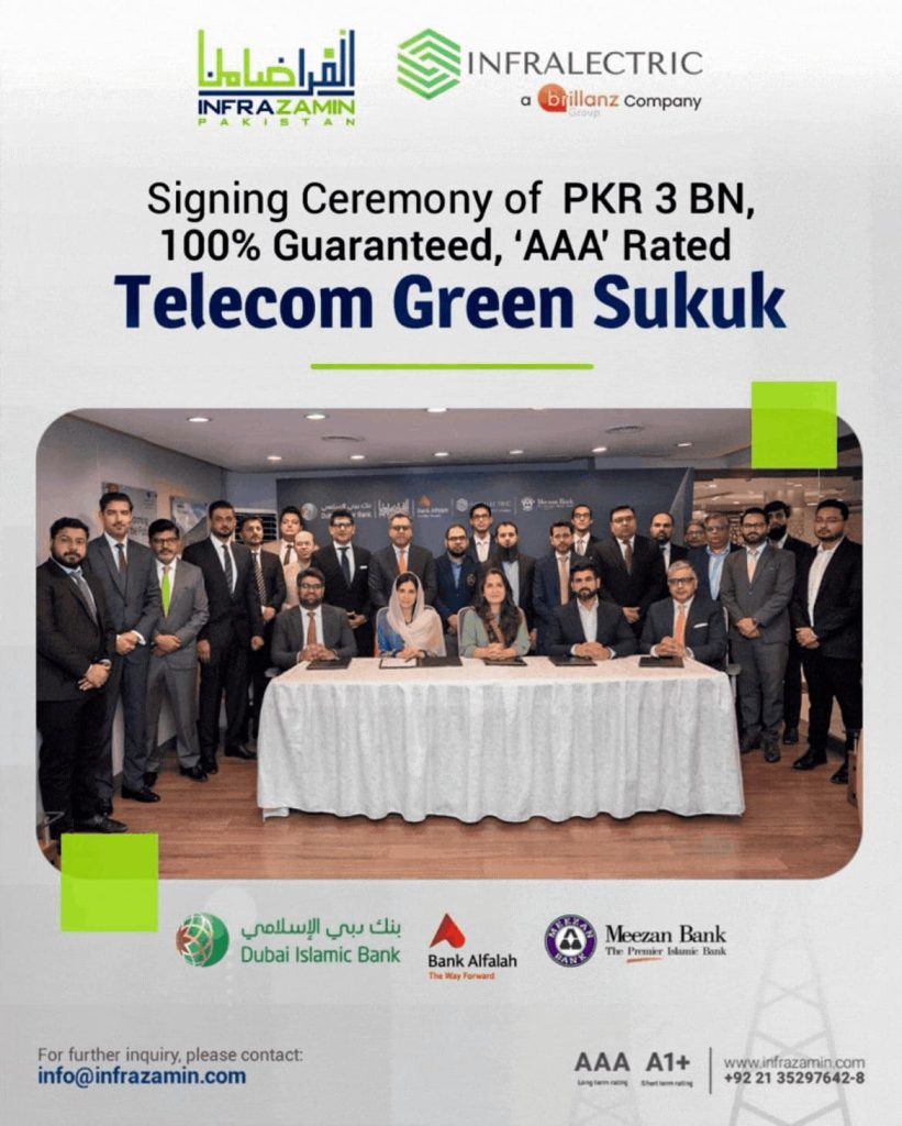 Signing Cermony of PKR 3 BN, 100% Guaranteed, 'AAA' Rated Telecom Green Sukuk